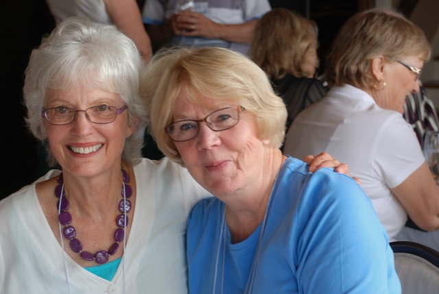Nancy and Janice at the 55th reunion